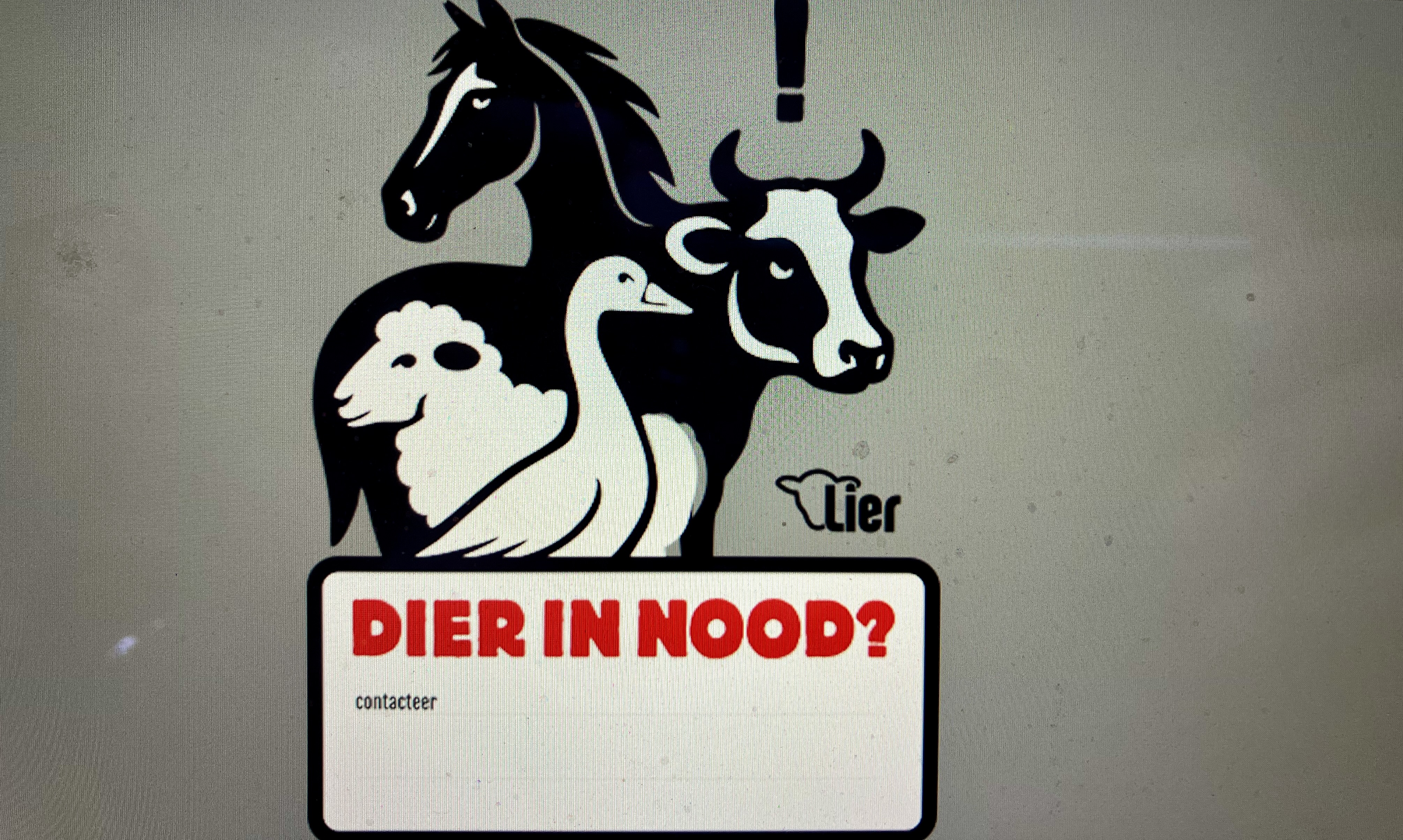 Weidebordje voor eigenaars van weidedieren
