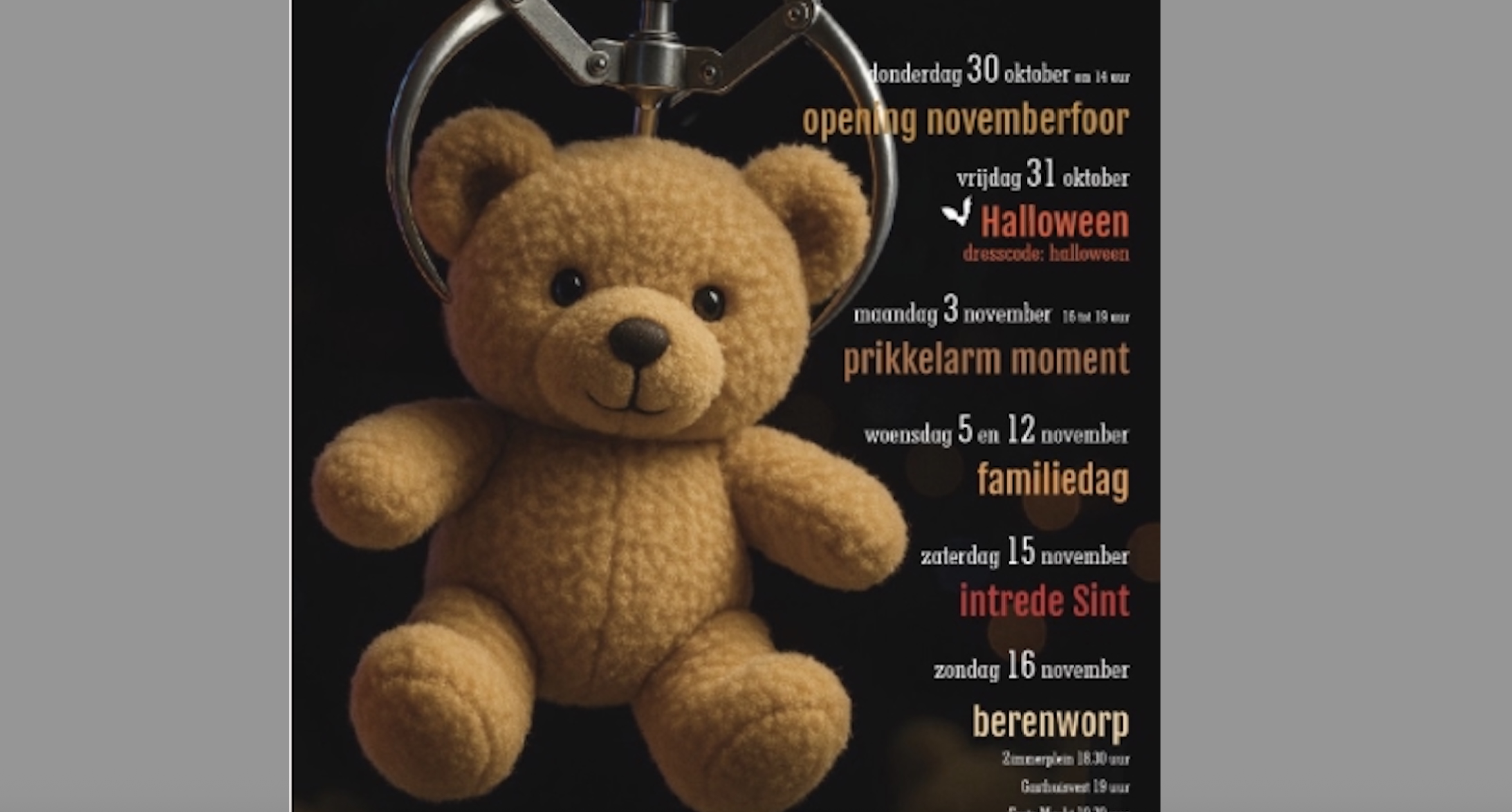 61 attracties op Novemberfoor Lier